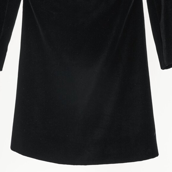 Saint Laurent AW/14 Runway Black Velvet Chain-Embellished Mini Dress - Picture 9 of 14